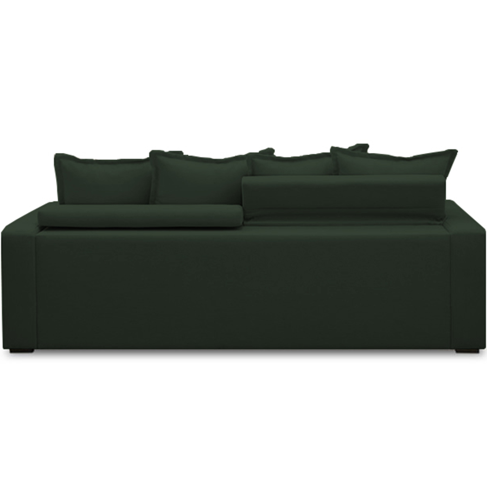 Sofá Retrátil Reclinável Para Sala de Estar Living 195cm Vêneto F04 Veludo Verde - Lyam Decor