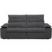 Sofá Retrátil Reclinável Para Sala de Estar Living 210cm Ártico F04 Bouclê Grafite - Lyam Decor