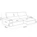 Sofá Retrátil Reclinável Para Sala de Estar Living 210cm Ártico F04 Veludo Verde - Lyam Decor