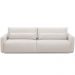 Sofá Retrátil Reclinável Para Sala de Estar Living 210cm Sevilha F04 Bouclê Off White - Lyam Decor