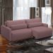 Sofá Retrátil Reclinável Para Sala de Estar Living 210cm Sevilha F04 Veludo Lilás - Lyam Decor