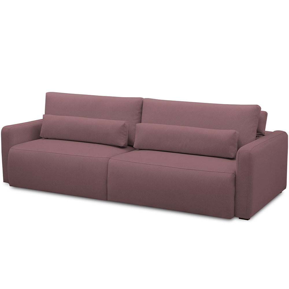 Sofá Retrátil Reclinável Para Sala de Estar Living 210cm Sevilha F04 Veludo Lilás - Lyam Decor