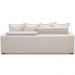 Sofá Retrátil Reclinável Para Sala de Estar Living 215cm Vêneto F04 Bouclê Off White - Lyam Decor