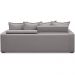 Sofá Retrátil Reclinável Para Sala de Estar Living 215cm Vêneto F04 Veludo Cinza - Lyam Decor