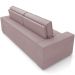 Sofá Retrátil Reclinável Para Sala de Estar Living 218cm Clara M03 Veludo Rosê - Lyam Decor