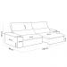 Sofá Retrátil Reclinável Para Sala de Estar Living 230cm Ártico F04 Bouclê Grafite - Lyam Decor
