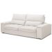 Sofá Retrátil Reclinável Para Sala de Estar Living 230cm Nápoles F04 Bouclê Off White - Lyam Decor