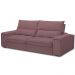 Sofá Retrátil Reclinável Para Sala de Estar Living 230cm Nápoles F04 Veludo Lilás - Lyam Decor