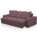 Sofá Retrátil Reclinável Para Sala de Estar Living 235cm Vêneto F04 Veludo Lilás - Lyam Decor