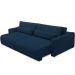 Sofá Retrátil Reclinável Para Sala de Estar Living 240cm Sevilha F04 Veludo Azul - Lyam Decor