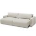 Sofá Retrátil Reclinável Para Sala de Estar Living 240cm Sevilha F04 Veludo Bege - Lyam Decor