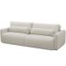 Sofá Retrátil Reclinável Para Sala de Estar Living 240cm Sevilha F04 Veludo Bege - Lyam Decor