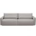 Sofá Retrátil Reclinável Para Sala de Estar Living 240cm Sevilha F04 Veludo Cinza - Lyam Decor