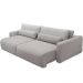 Sofá Retrátil Reclinável Para Sala de Estar Living 240cm Sevilha F04 Veludo Cinza - Lyam Decor