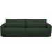 Sofá Retrátil Reclinável Para Sala de Estar Living 240cm Sevilha F04 Veludo Verde - Lyam Decor