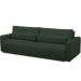 Sofá Retrátil Reclinável Para Sala de Estar Living 240cm Sevilha F04 Veludo Verde - Lyam Decor