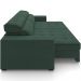 Sofá Retrátil Reclinável Para Sala de Estar Living 246cm Clara M03 Veludo Verde Musgo - Lyam Decor