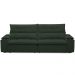 Sofá Retrátil Reclinável Para Sala de Estar Living 250cm Ártico F04 Veludo Verde - Lyam Decor