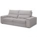 Sofá Retrátil Reclinável Para Sala de Estar Living 250cm Nápoles F04 Veludo Cinza - Lyam Decor