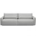 Sofá Retrátil Reclinável Para Sala de Estar Living 270cm Sevilha F04 Bouclê Cinza - Lyam Decor