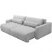 Sofá Retrátil Reclinável Para Sala de Estar Living 270cm Sevilha F04 Bouclê Cinza - Lyam Decor