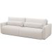 Sofá Retrátil Reclinável Para Sala de Estar Living 270cm Sevilha F04 Bouclê Off White - Lyam Decor
