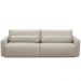 Sofá Retrátil Reclinável Para Sala de Estar Living 270cm Sevilha F04 Linho Bege - Lyam Decor