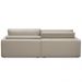 Sofá Retrátil Reclinável Para Sala de Estar Living 270cm Sevilha F04 Linho Bege - Lyam Decor
