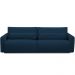Sofá Retrátil Reclinável Para Sala de Estar Living 270cm Sevilha F04 Veludo Azul - Lyam Decor