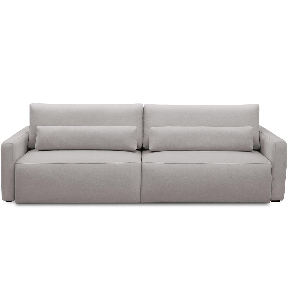 Sofá Retrátil Reclinável Para Sala de Estar Living 270cm Sevilha F04 Veludo Cinza - Lyam Decor
