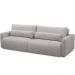 Sofá Retrátil Reclinável Para Sala de Estar Living 270cm Sevilha F04 Veludo Cinza - Lyam Decor