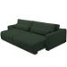 Sofá Retrátil Reclinável Para Sala de Estar Living 270cm Sevilha F04 Veludo Verde - Lyam Decor
