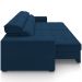Sofá Retrátil Reclinável Para Sala de Estar Living 290cm Clara M03 Veludo Azul Marinho - Lyam Decor