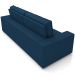 Sofá Retrátil Reclinável Para Sala de Estar Living 290cm Clara M03 Veludo Azul Marinho - Lyam Decor