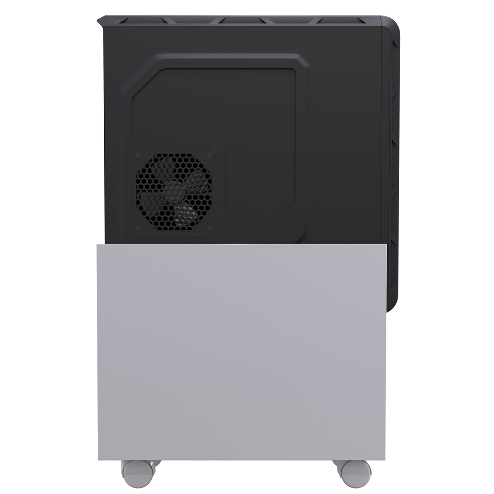 Suporte Para Cpu E Nobreak Com Rodízios Guide L03 Branco - Lyam Decor