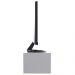 Suporte Para Monitor Stand Home Office Lap L03 Branco - Lyam Decor