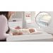 Trocador de Fraldas Almofadado para Berço Corino Branco P02 - Lyam Decor