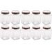 10 Potes Grandes de Vidro 1,7L com Tampa em Metal Rose Gold Porta Mantimentos Gastro Lyor