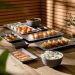 12 Travessas Sushi 35x16cm Melamina Tóquio Lyor Restaurante Bar Servir Comida Japonesa