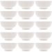 15 Bowls de Porcelana Branca Lyor 540ml Cumbucas Clean para Açaí Restaurante Sorveteria