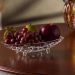 2 Centros de Mesa Cristal Deli Lyor 26x14x5,5cm Fruteira Dec