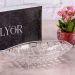 2 Centros de Mesa Cristal Deli Lyor 26x14x5,5cm Fruteira Dec