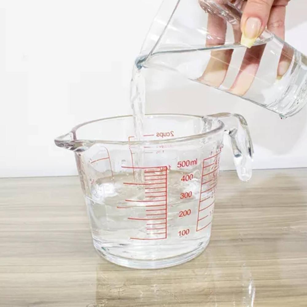 2 Jarras Medidoras 500ml Vidro com Alça Marcação Lyor Copo Medidor para Receitas