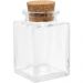 2 Mini Potinhos Porta Temperos 90ml Lyor com Tampa de Rolha Pote para Lembrancinha