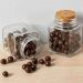 2 Mini Potinhos Porta Temperos 90ml Lyor com Tampa de Rolha Pote para Lembrancinha
