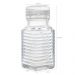 2 Potes Lyor 80ml Temperos Quadrado de Vidro Saleiro Pimenteiro com Tampa Plástica