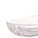 2 Pratos Decorativos de Cristal Leaf 39x14x3cm Lyor Travessa Bandeja de Aparador