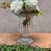 2 Vasos de Vidro Decorativo Lyor Renaissance Pequenos 11x14,5cm para Flores Hall de Entrada