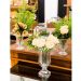 2 Vasos de Vidro Decorativo Lyor Renaissance Pequenos 11x14,5cm para Flores Hall de Entrada