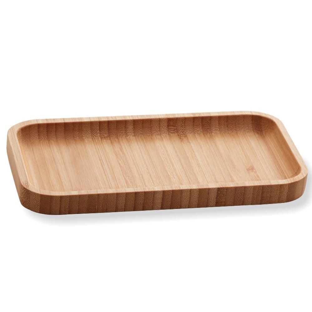 20 Bandejas de Bambu Retangular para Cozinha 20x10cm Petisqu